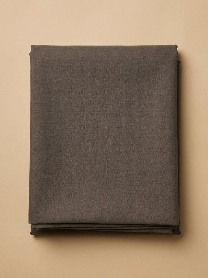 Grey Embroidery Muslin Unstitched Dress Material