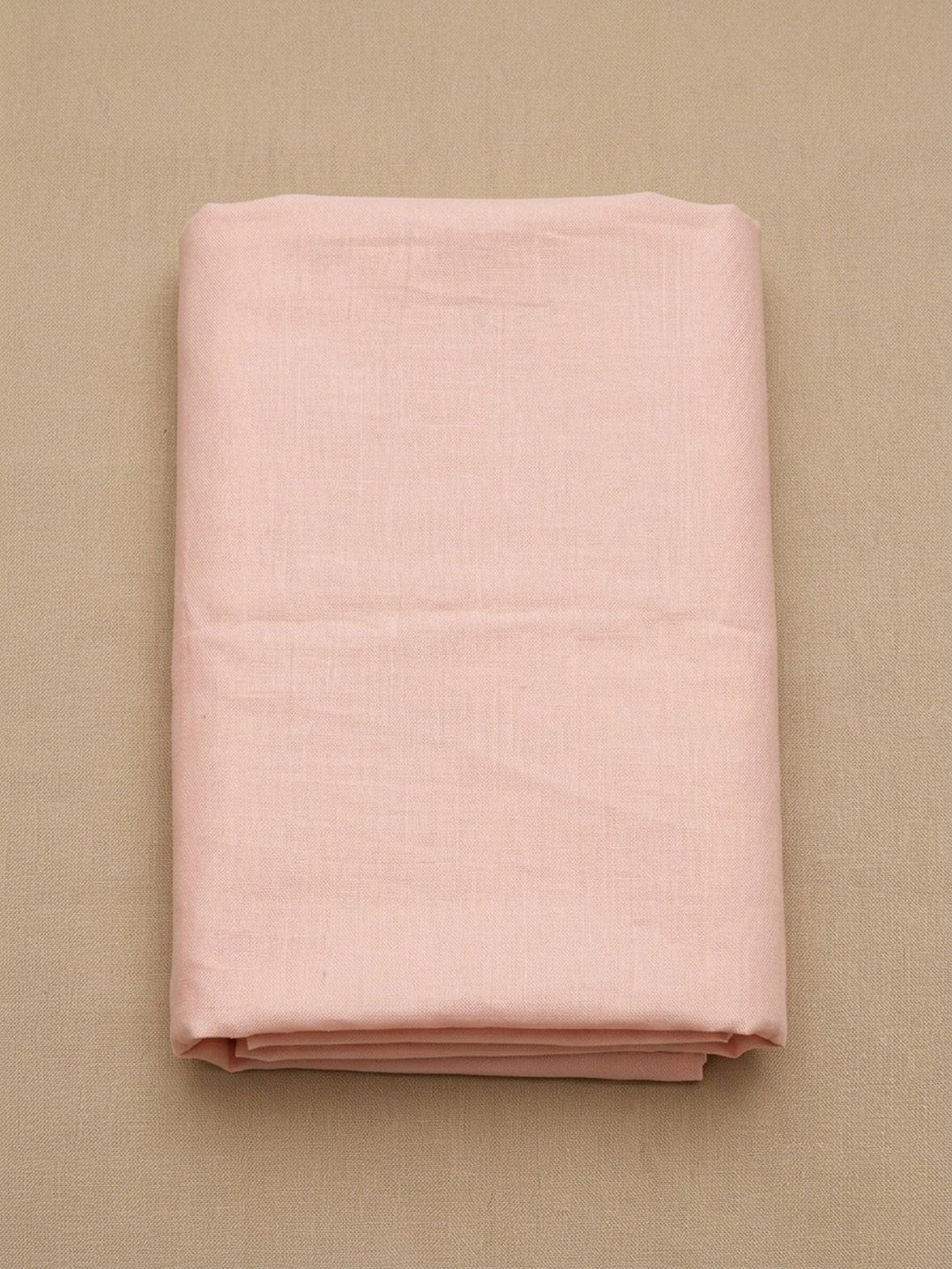 Peach Embroidery Cotton Blend Unstitched Dress Material