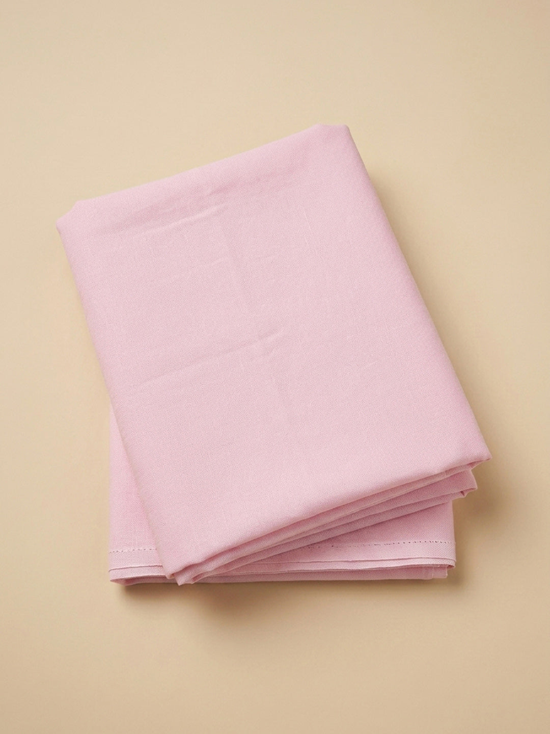Pink Embroidery Cotton Blend Unstitched Dress Material