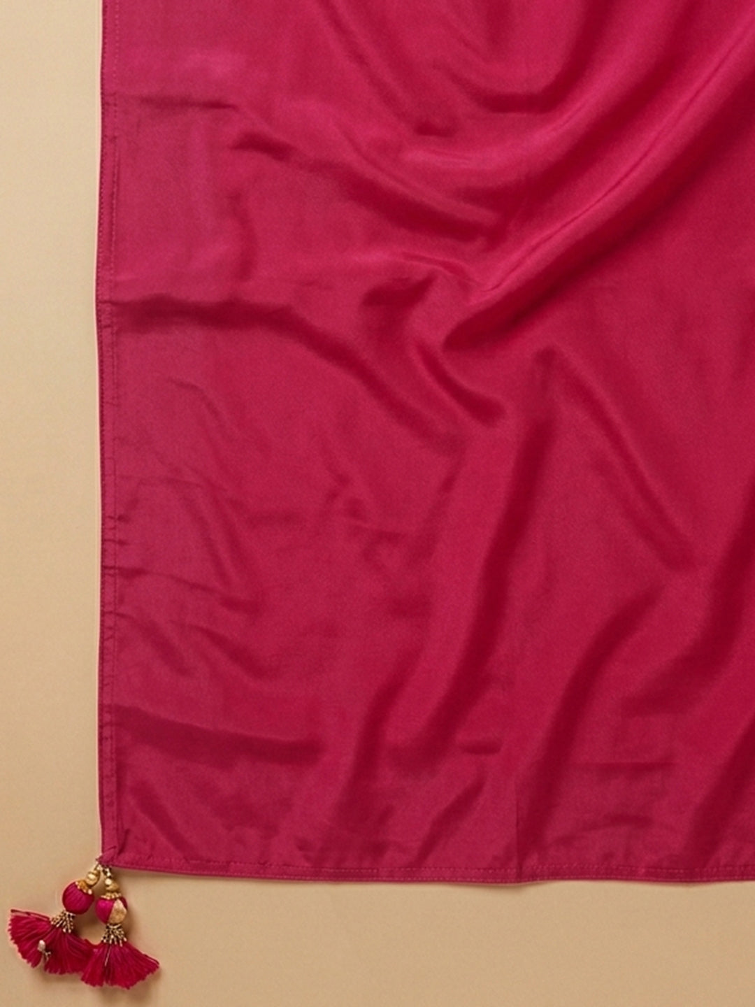 Rani Embroidered Cotton Blend Unstitched Suit With Pant &amp; Dupatta