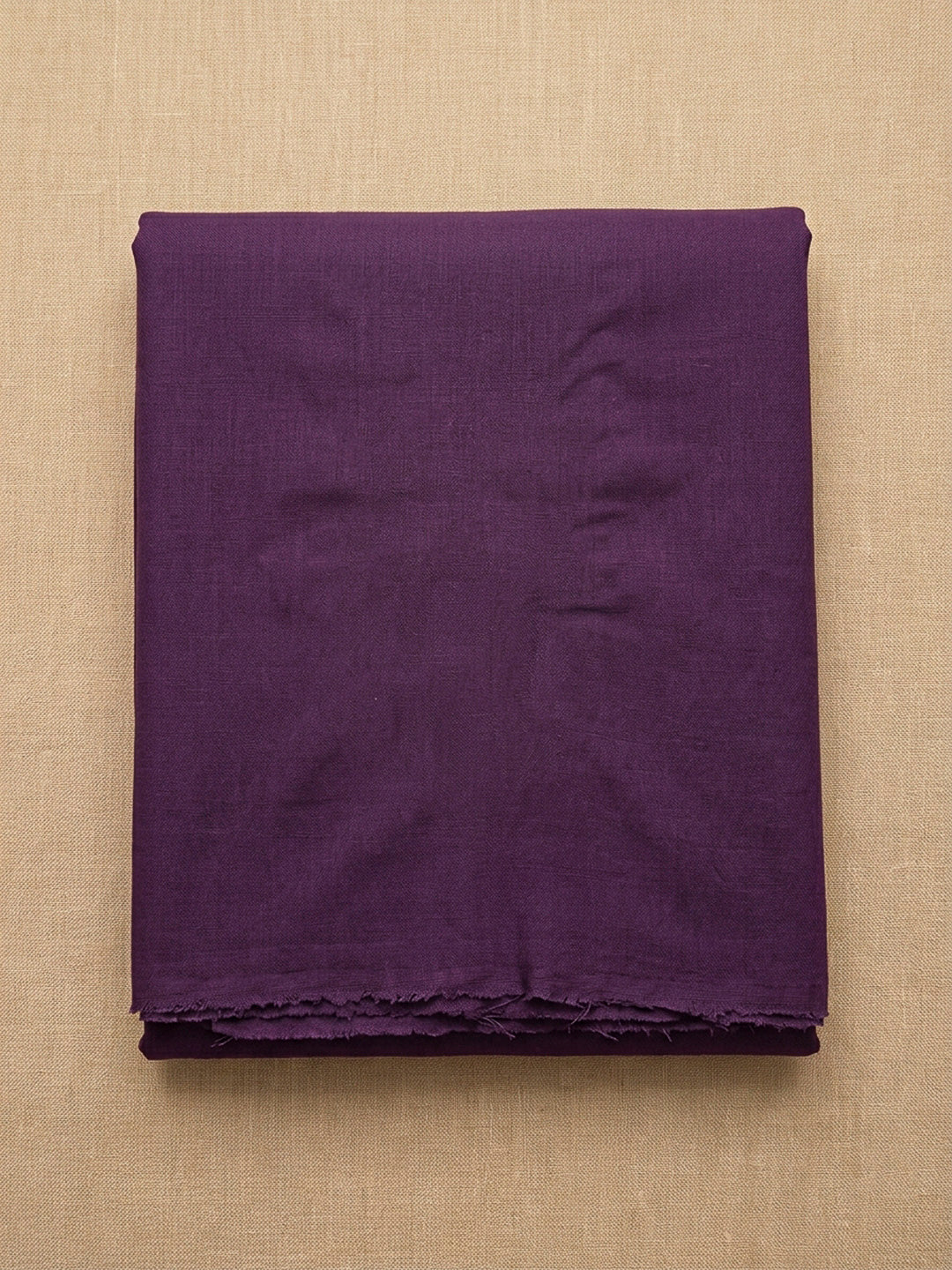 Purple Embroidery Cotton Blend Unstitched Dress Material