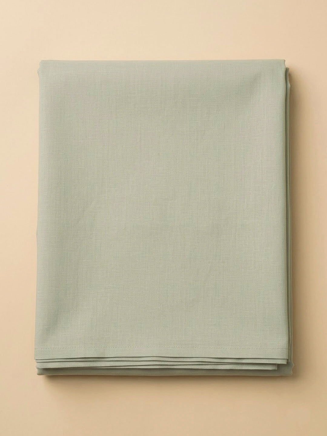 Pista Green Cotton Blend Embroidered Unstitched Dress Material