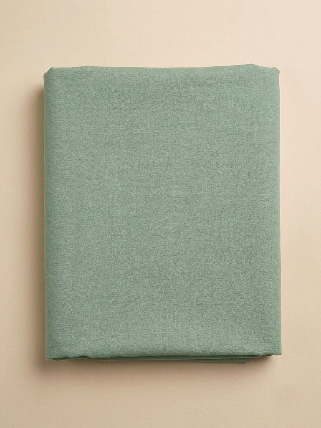 Aqua Green Cotton Blend Printed Unstitched Dress Material