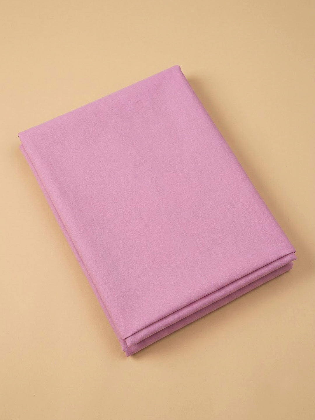 Onion Pink Cotton Blend Printed Unstitched Dress Material