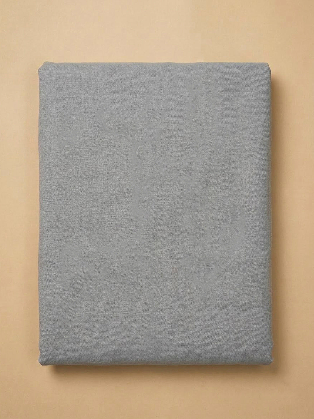 Grey Cotton Blend Embroidered Unstitched Dress Material