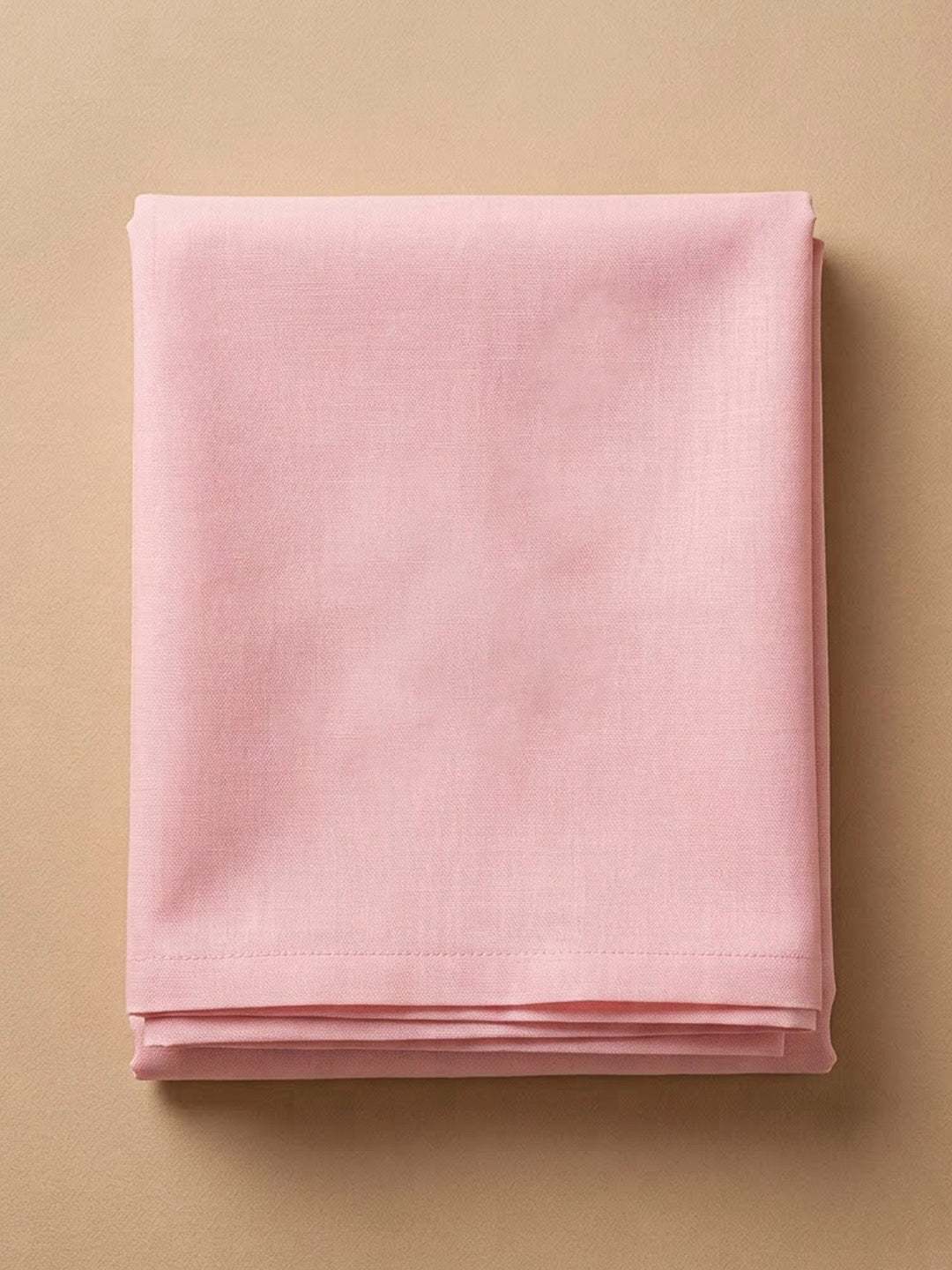 Peach Cotton Blend Embroidered Unstitched Dress Material