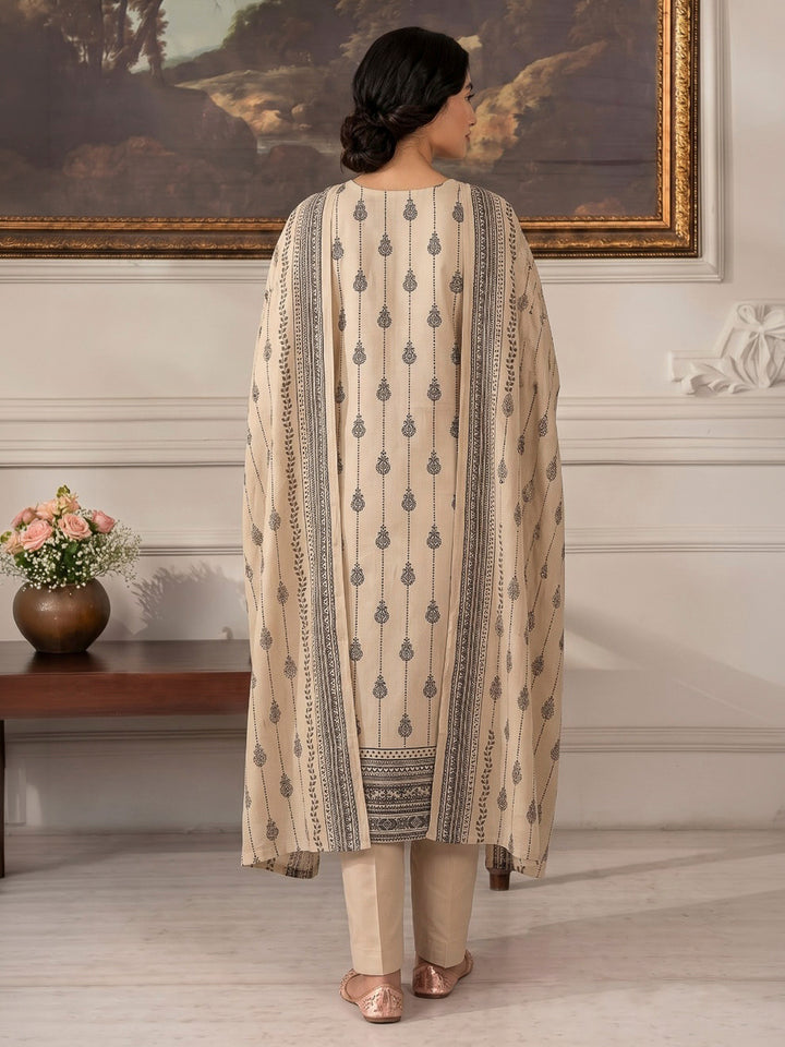 Black Printed Muslin Kurta With Pant &amp; Dupatta
