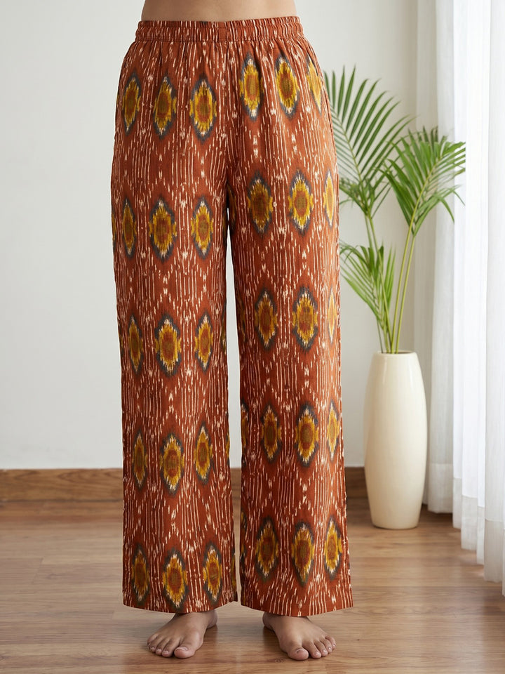 Printed Cotton Blend Kurta Set