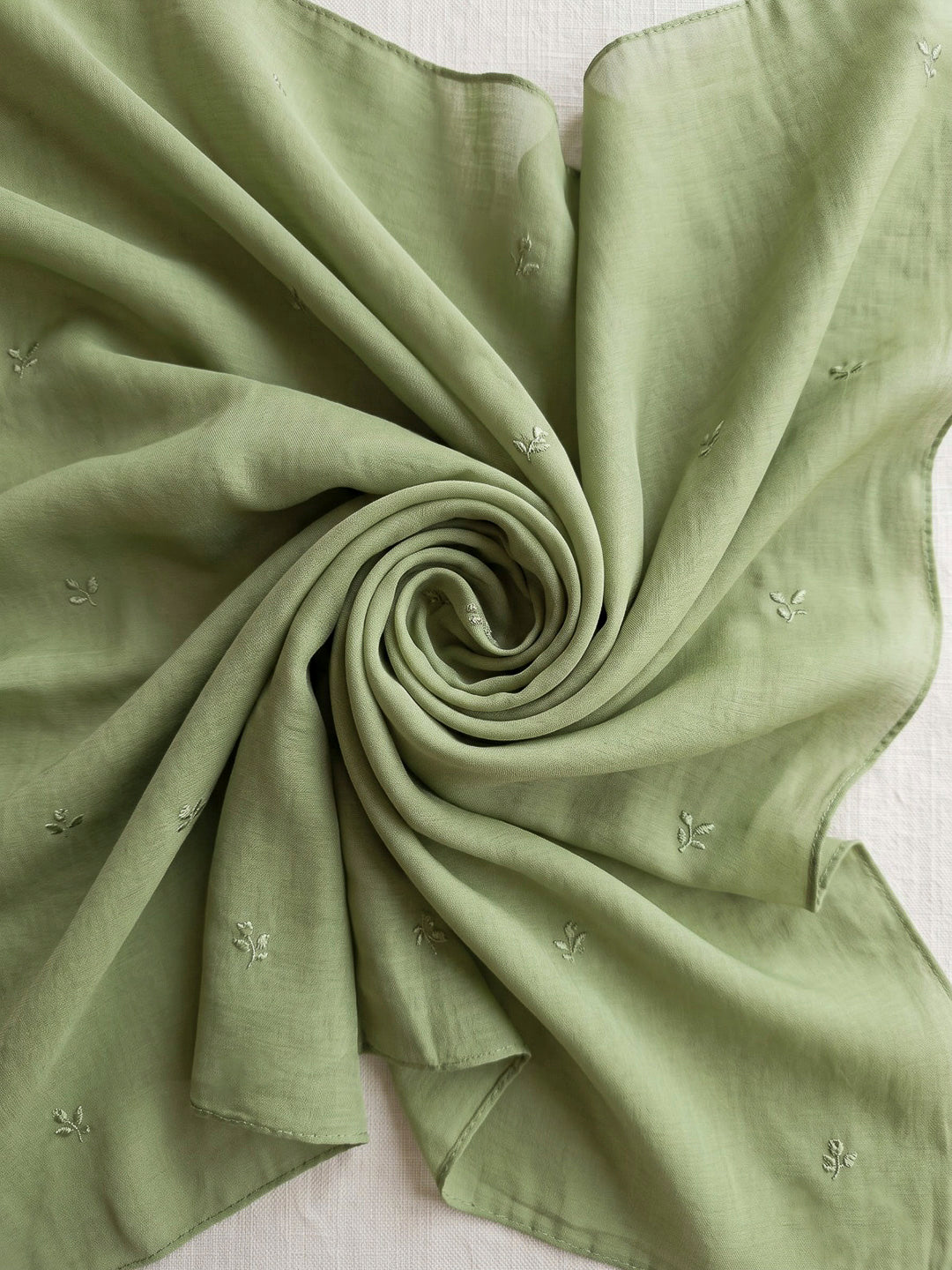 Green Printed Cotton Blend Kurta With Pant &amp; Dupatta