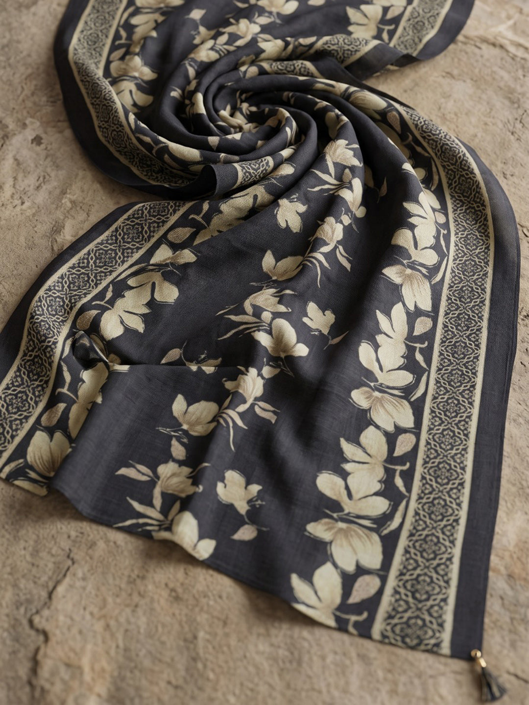 Blue Printed Kurta With Pant &amp; Dupatta