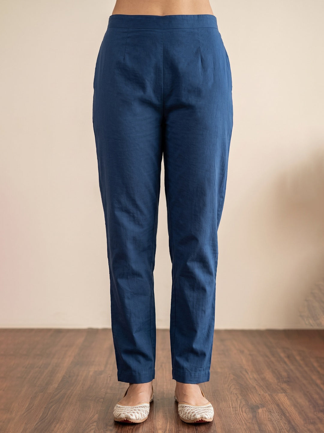 Blue Printed Kurta With Pant &amp; Dupatta