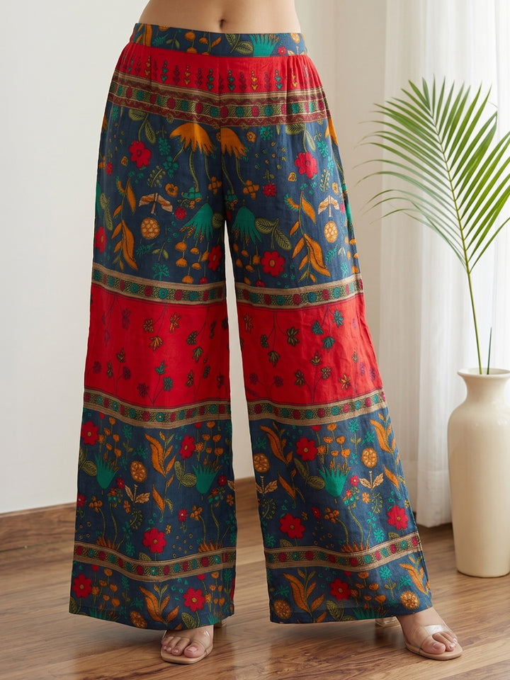 Embroidery Cotton Blend Kurta Set