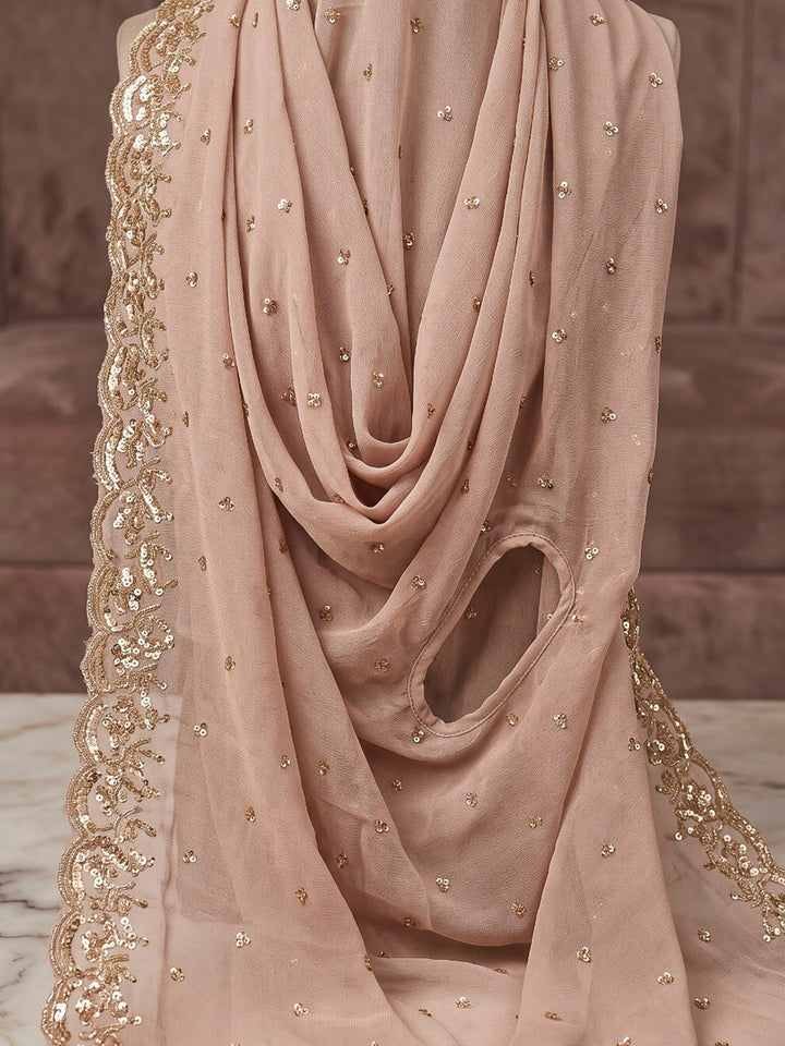 Mustard Embroidered Art Silk Dress With Dupatta