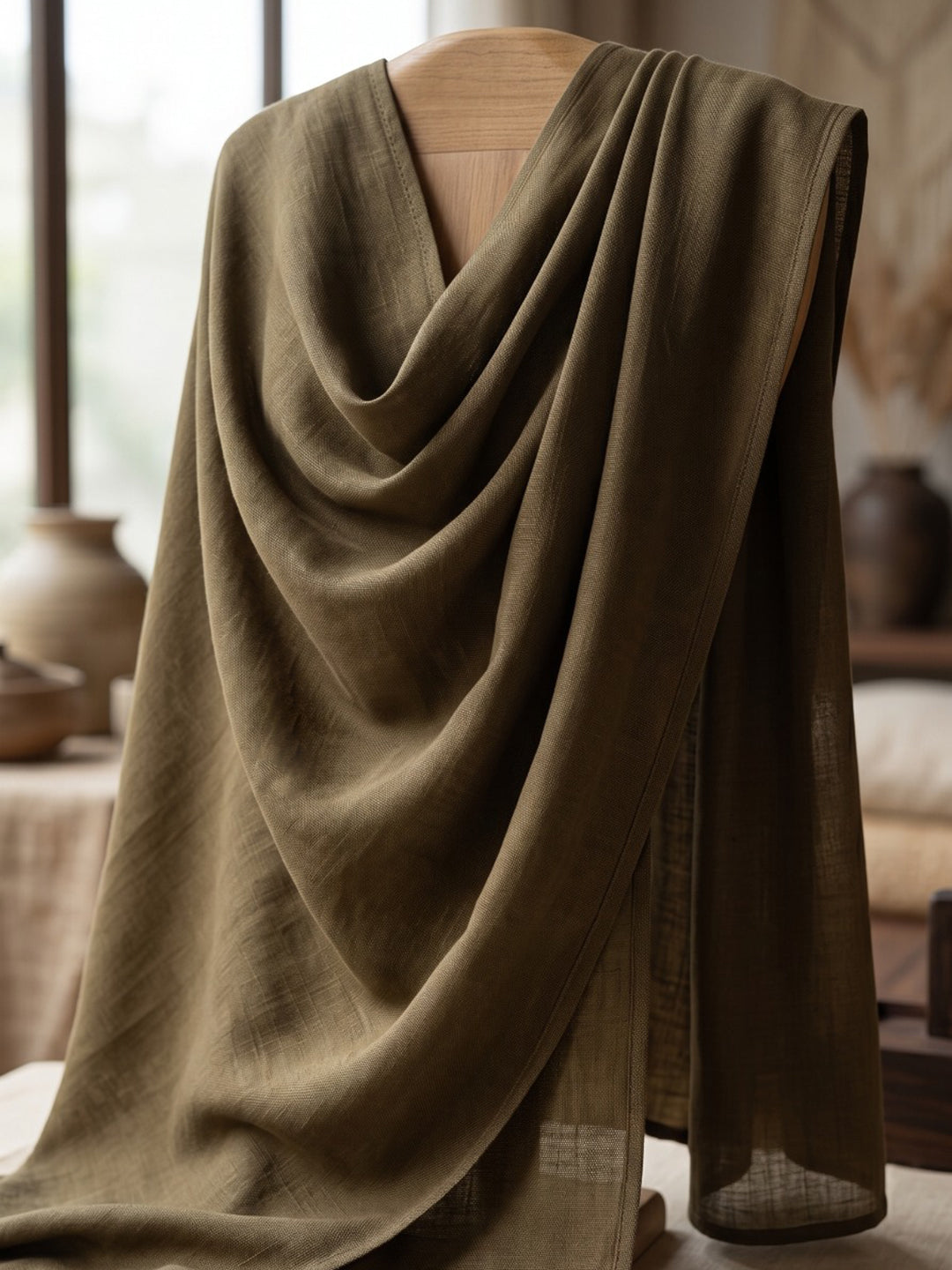 Brown Embroidered Kurta With Pant &amp; Dupatta