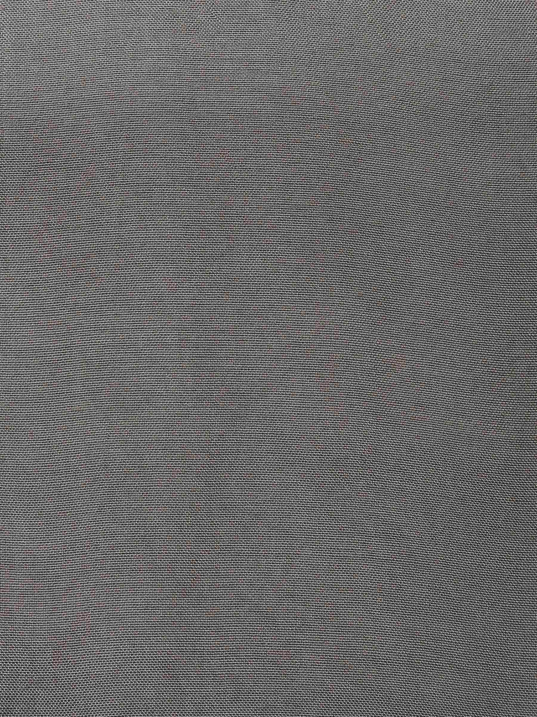 Grey Woven Design Art Silk Unstitched Dress Material