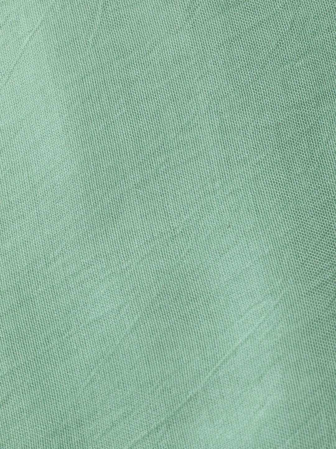 Pista Green Embroidered Chanderi Unstitched Suit &amp; Pant With Banarsi Dupatta