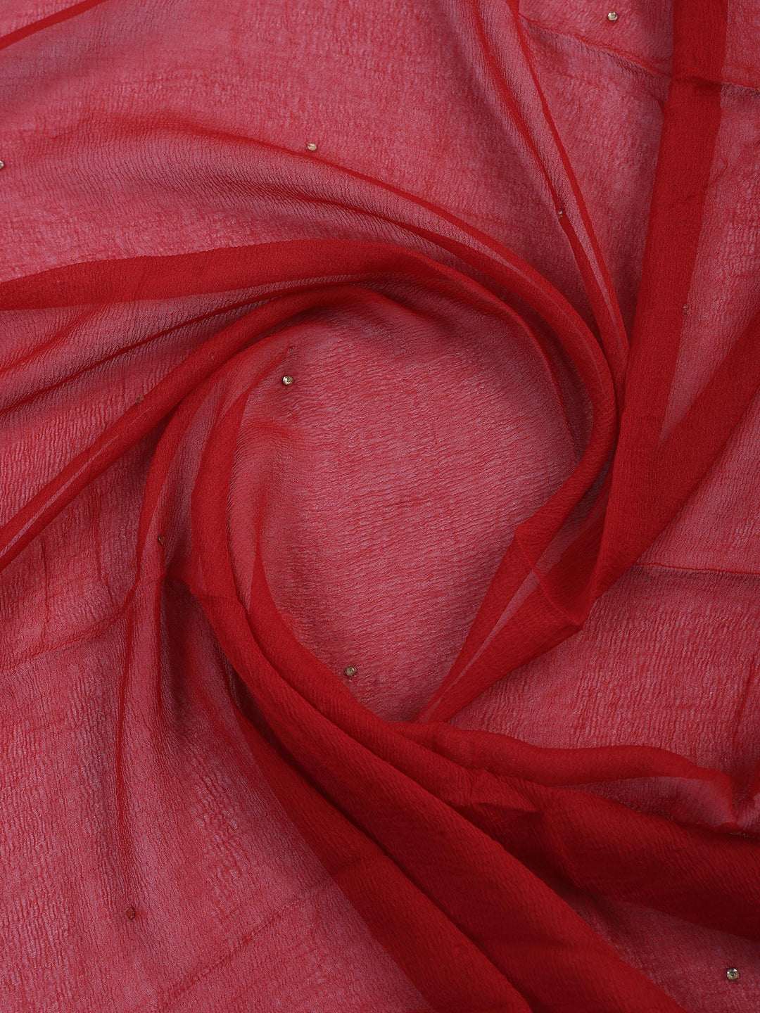 Maroon Chanderi Woven Design Unstitched Dress Material