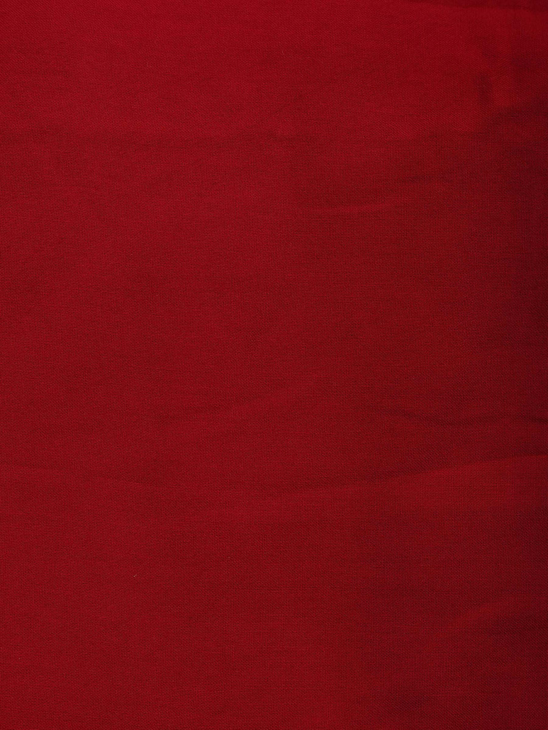 Red Chanderi Woven Design Unstitched Dress Material