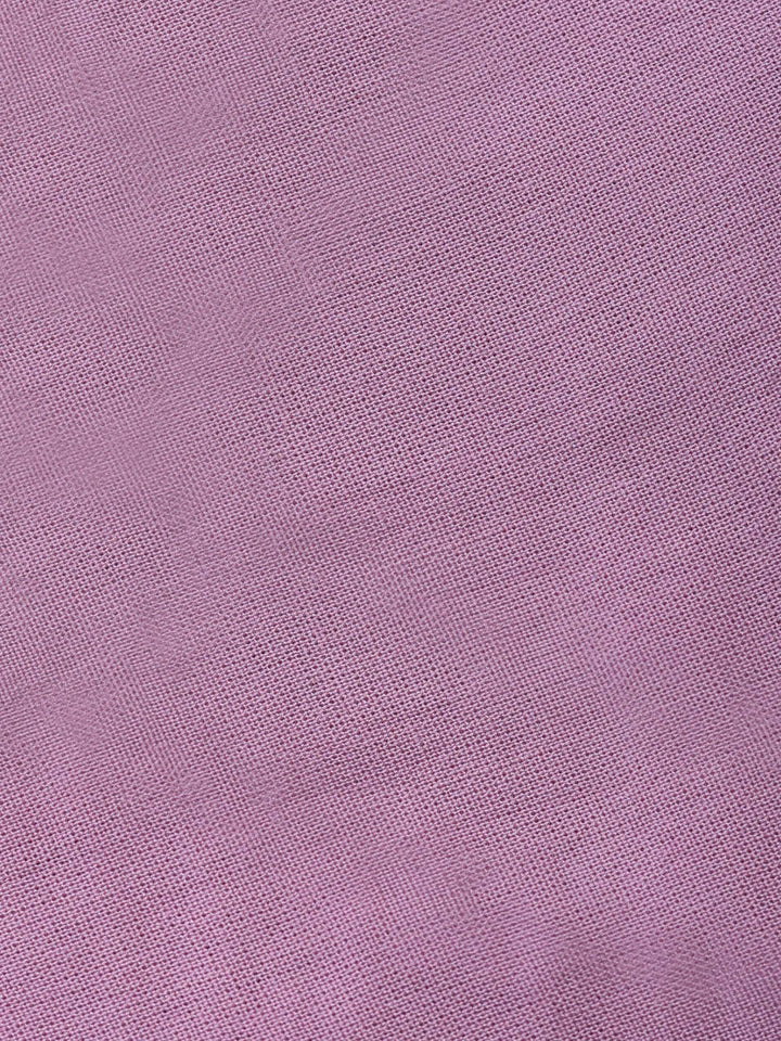 Lavender Embroidered Chanderi Unstitched Suit &amp; Pant With Chanderi Dupatta