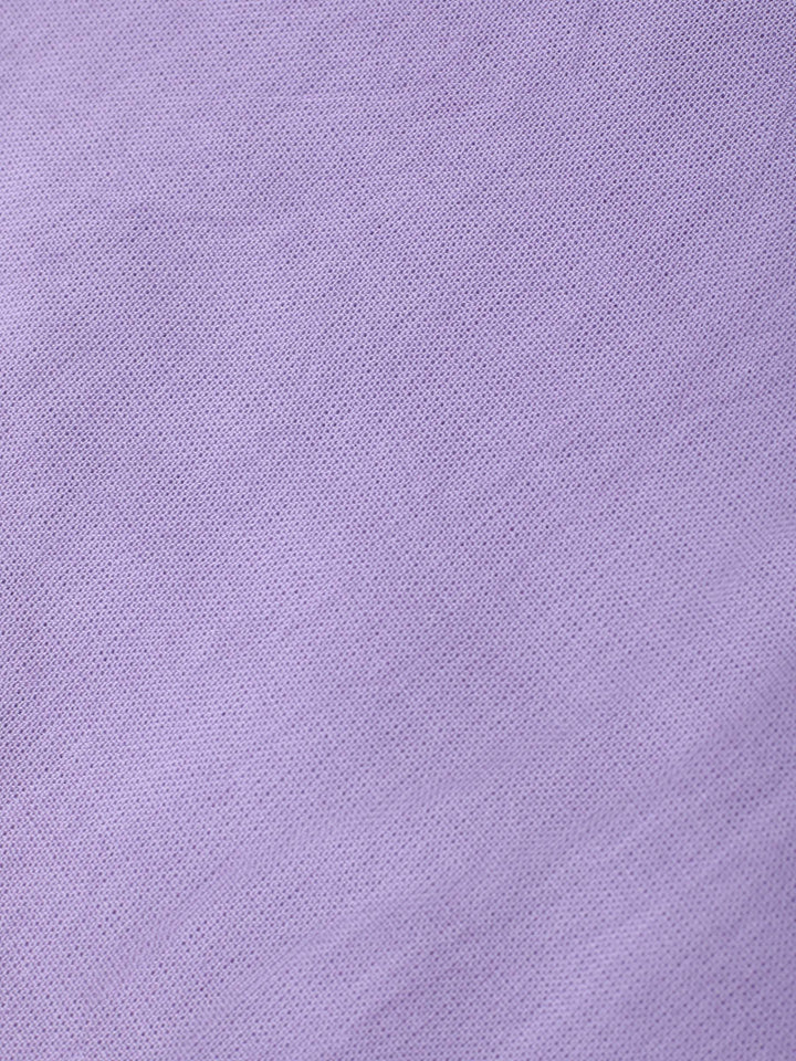 Lavender Embroidered Chanderi Unstitched Suit &amp; Pant With Chanderi Dupatta