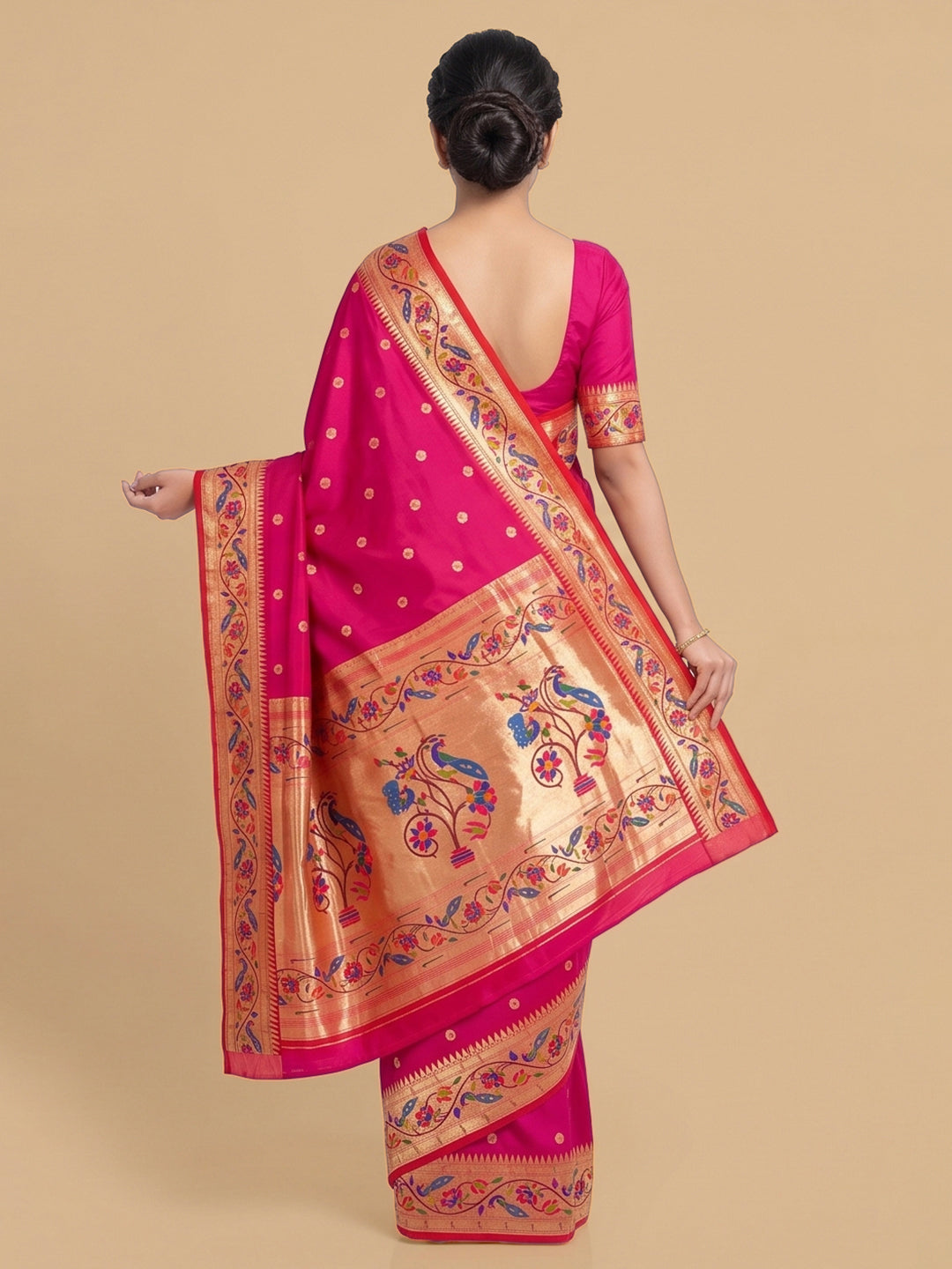 Rani Woven Design Art Silk Saree