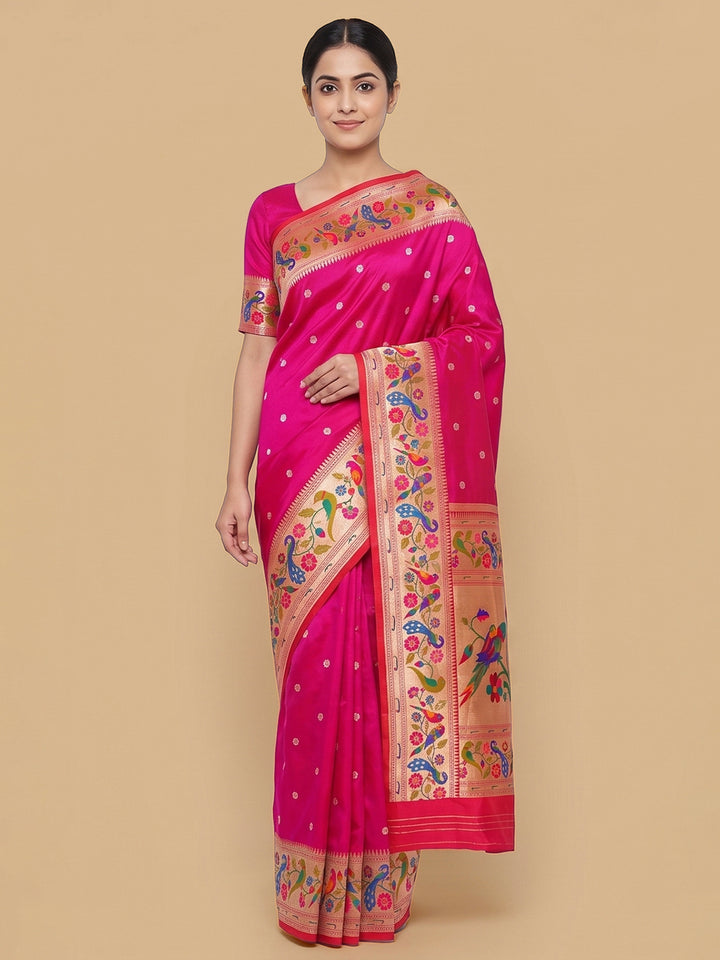 Rani Woven Design Art Silk Saree
