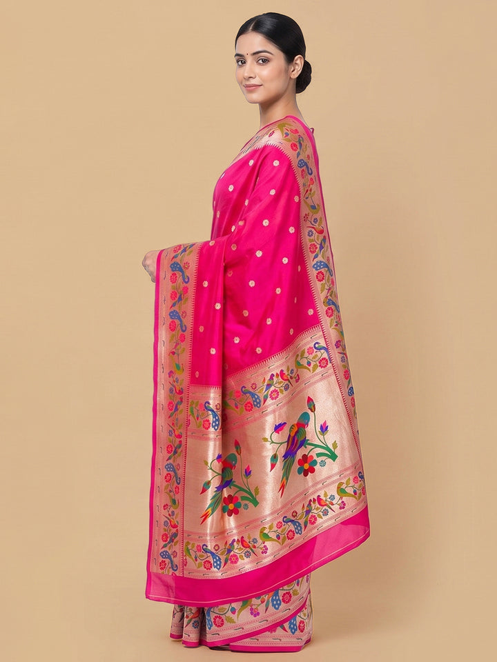 Rani Woven Design Art Silk Saree