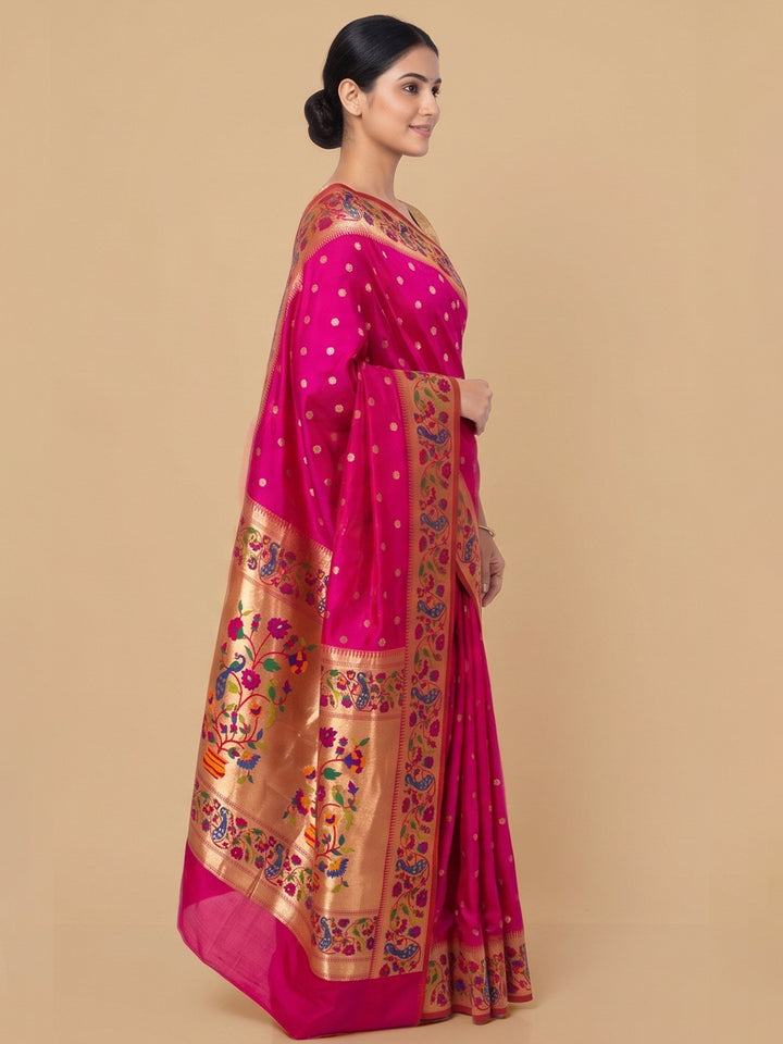 Rani Woven Design Art Silk Saree