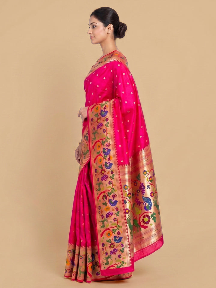 Rani Woven Design Art Silk Saree