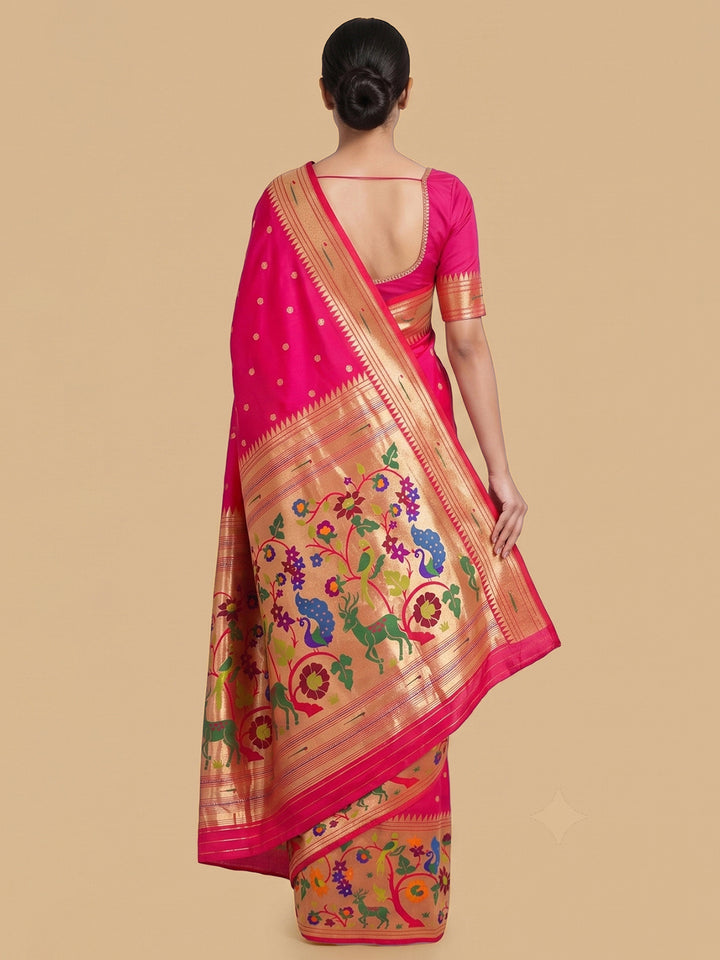 Rani Woven Design Art Silk Saree