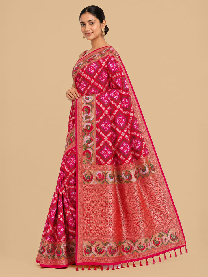 Rani Woven Design Art Silk Saree