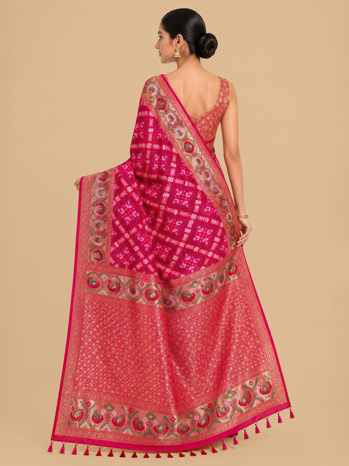 Rani Woven Design Art Silk Saree