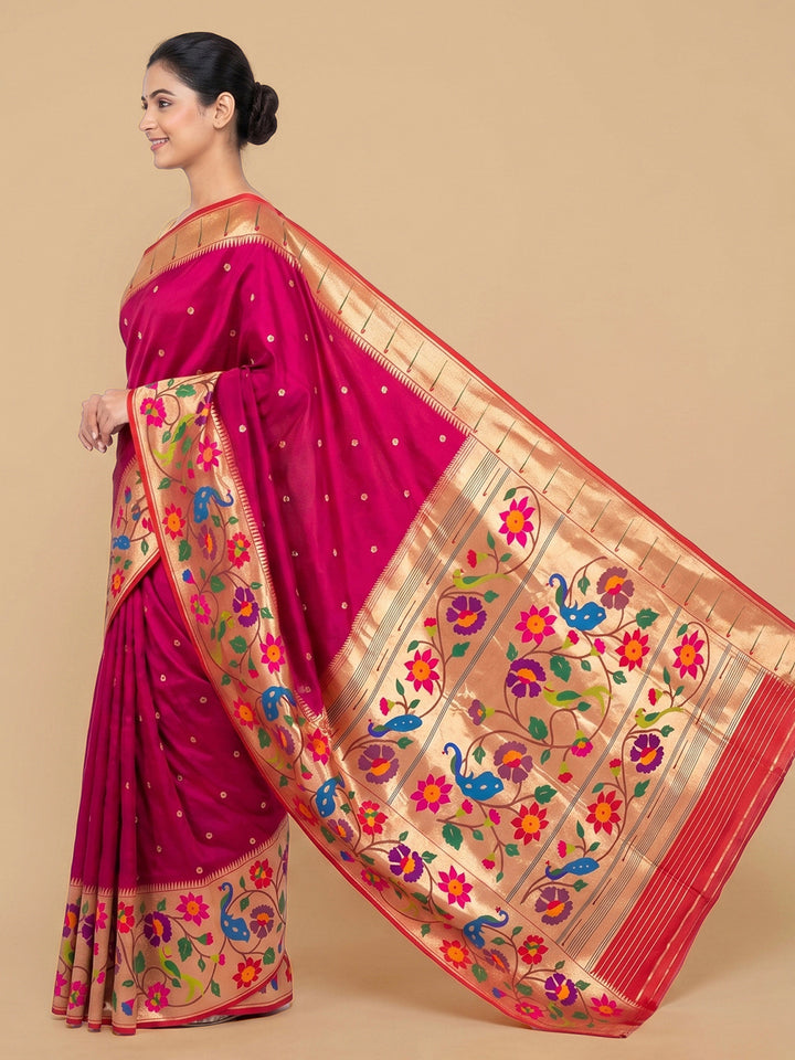 Rani Woven Design Art Silk Saree