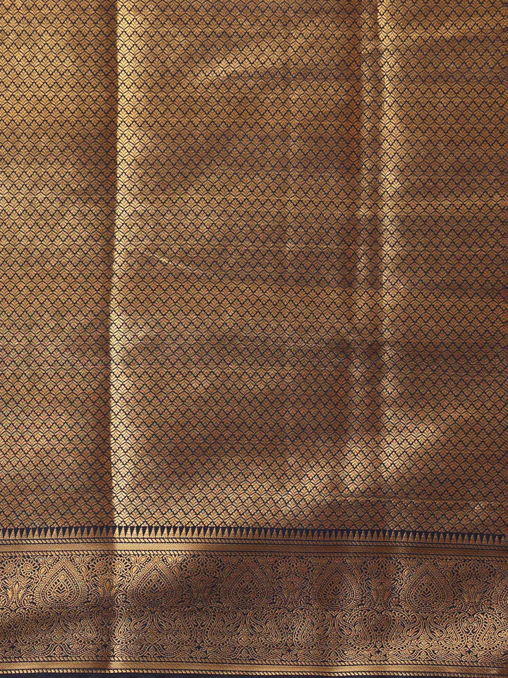 Off White Black Woven Design Balaton Saree