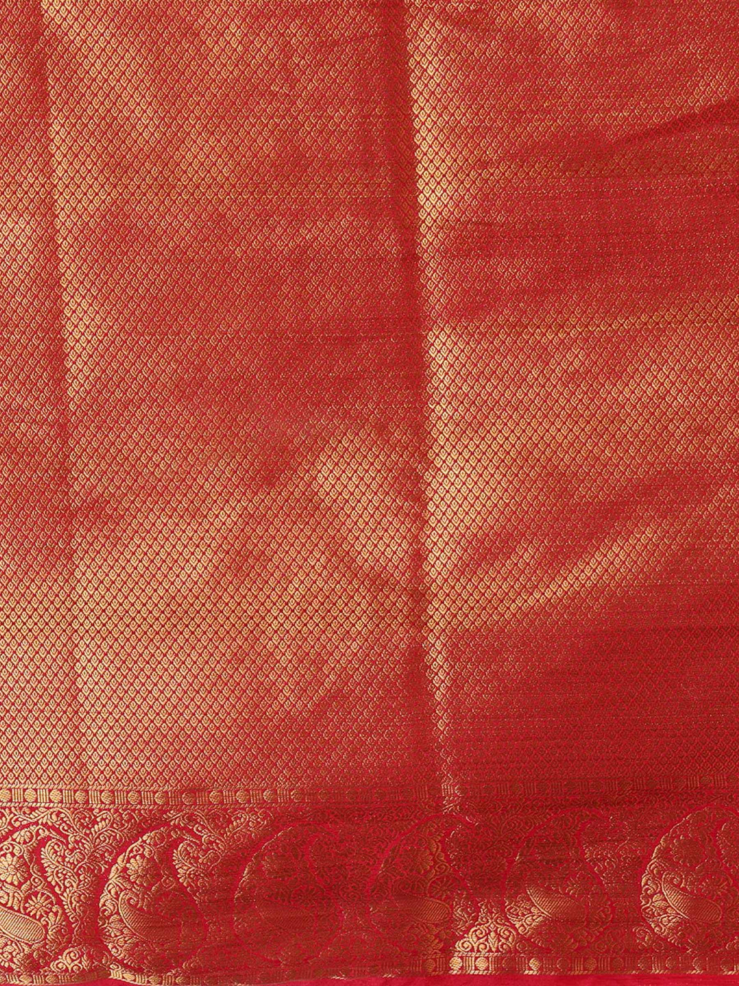 Off White Rani Pink Woven Design Balaton Saree