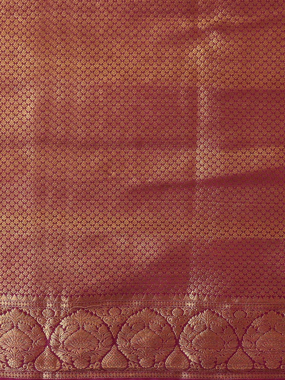 Off White Maroon Woven Design Balaton Saree