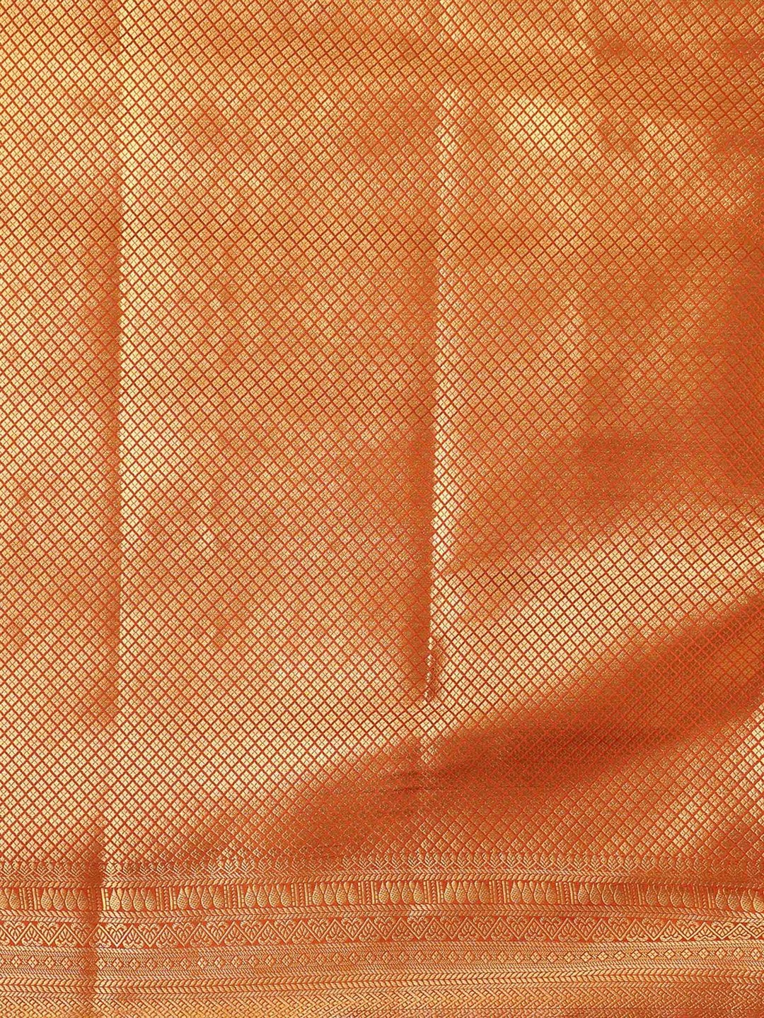 Off White Mustard Woven Design Balaton Saree
