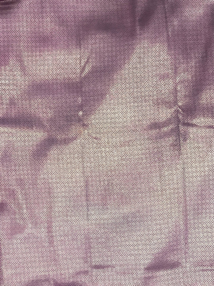 Lavender Woven Design Art Silk Kanjivaram Saree