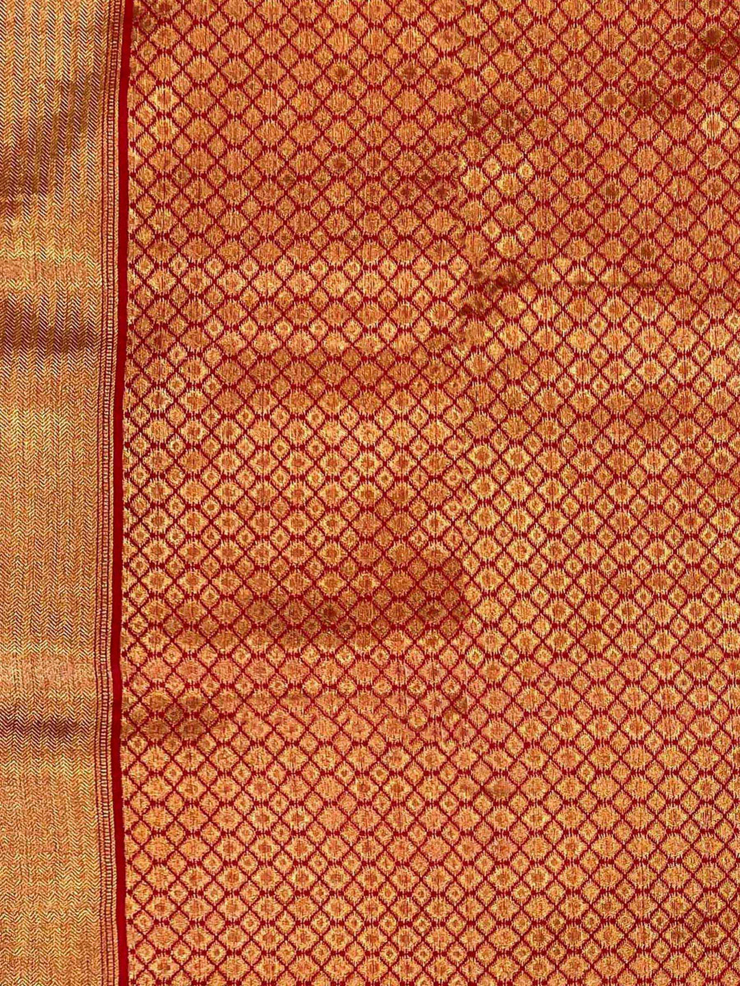Mustard Woven Design Art Silk Kanjivaram Saree