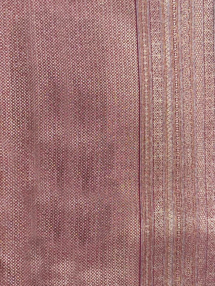 Maroon Woven Design Art Silk Kanjivaram Saree