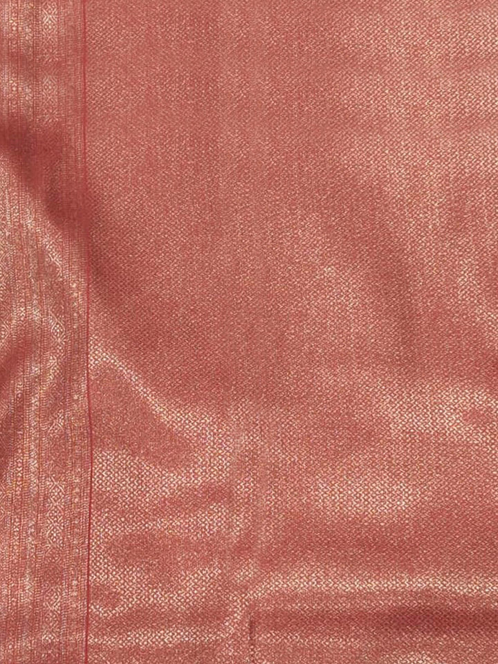 Orange Woven Design Art Silk Kanjivaram Saree