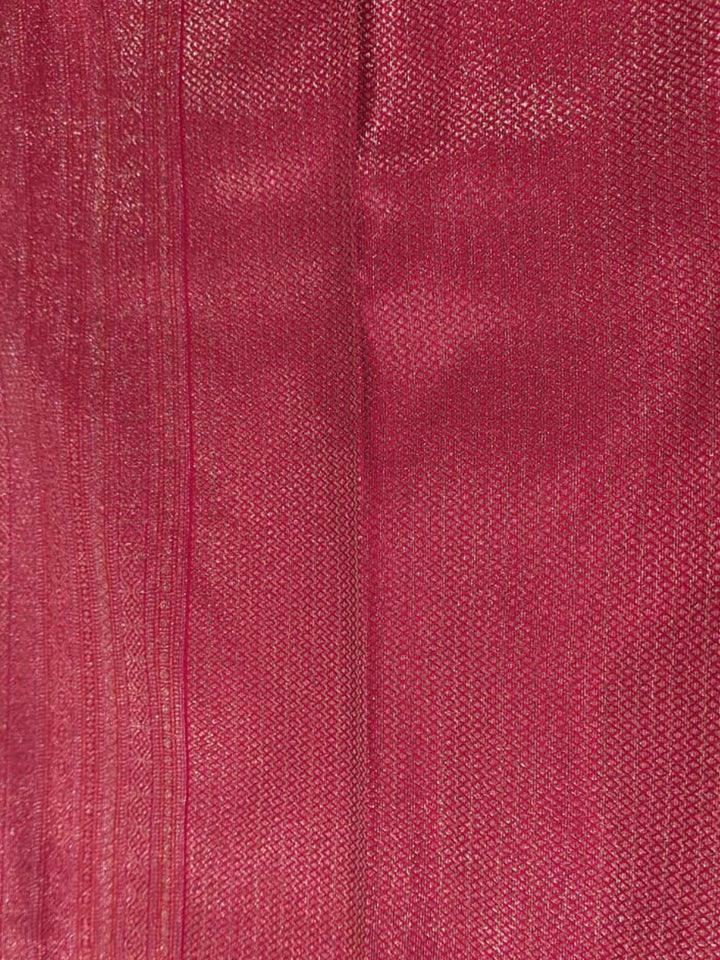 Magenta Woven Design Art Silk Kanjivaram Saree