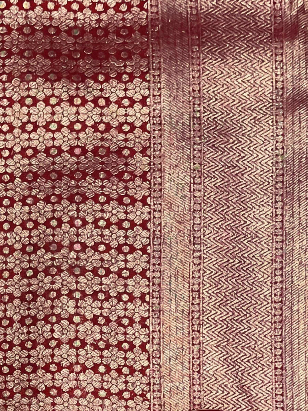 Red Woven Design Art Silk Kanjivaram Saree