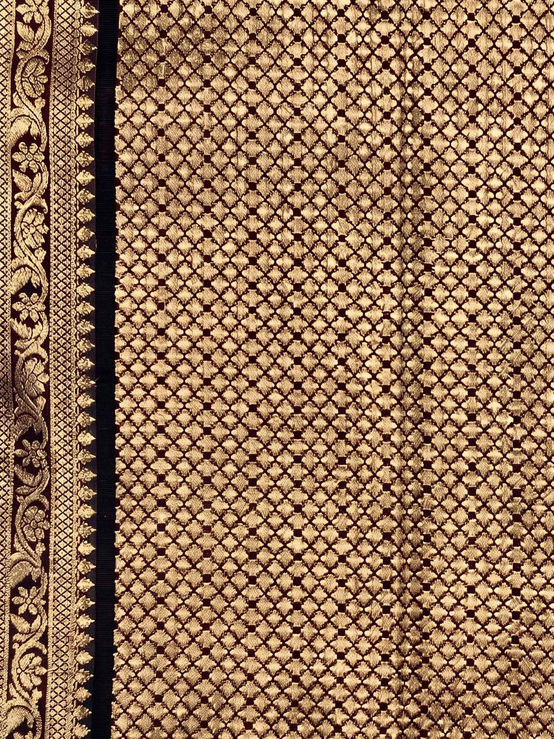 Black Woven Design Art Silk Kanjivaram Saree
