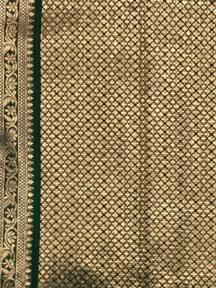 Green Woven Design Art Silk Kanjivaram Saree