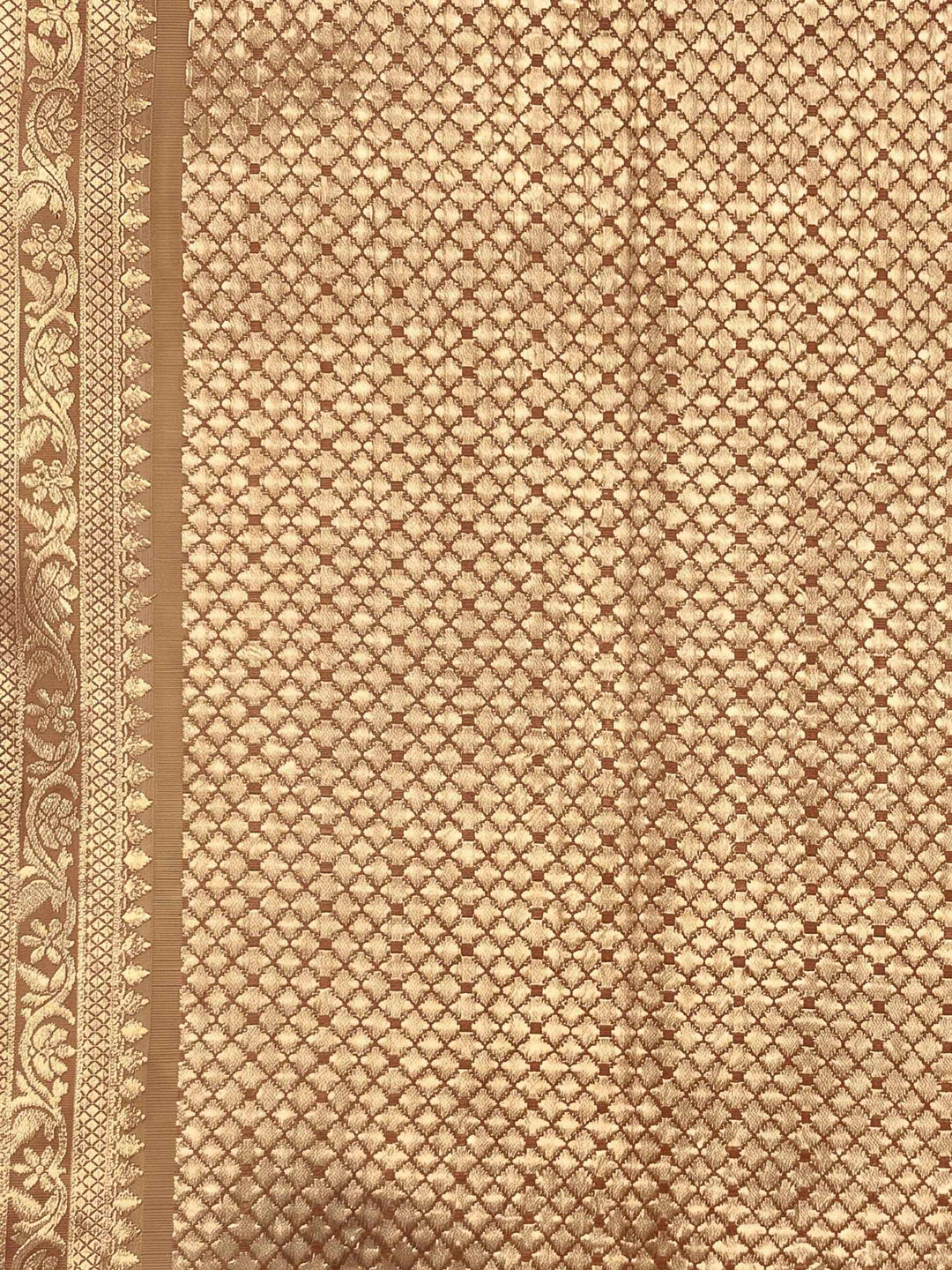 Off White Woven Design Art Silk Kanjivaram Saree
