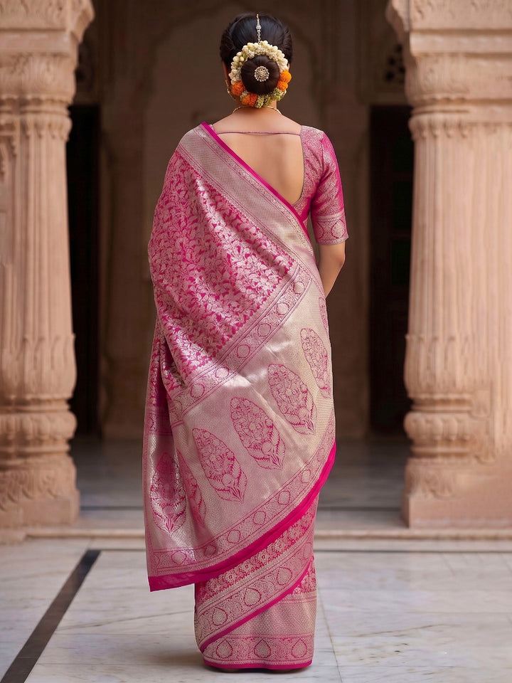 Rani Woven Design Art Silk Kanjivaram Saree