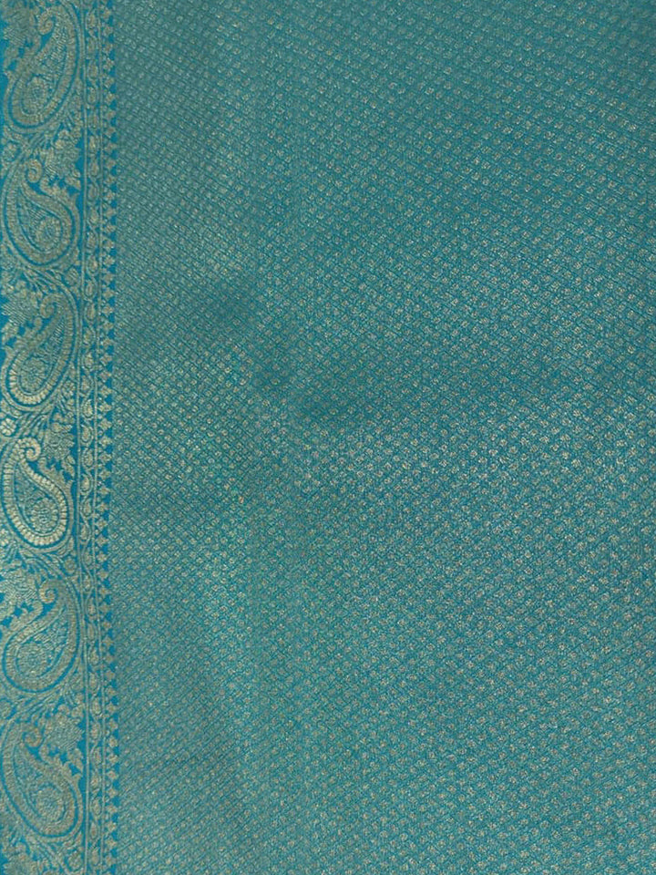 Blue Woven Design Art Silk Kanjivaram Saree
