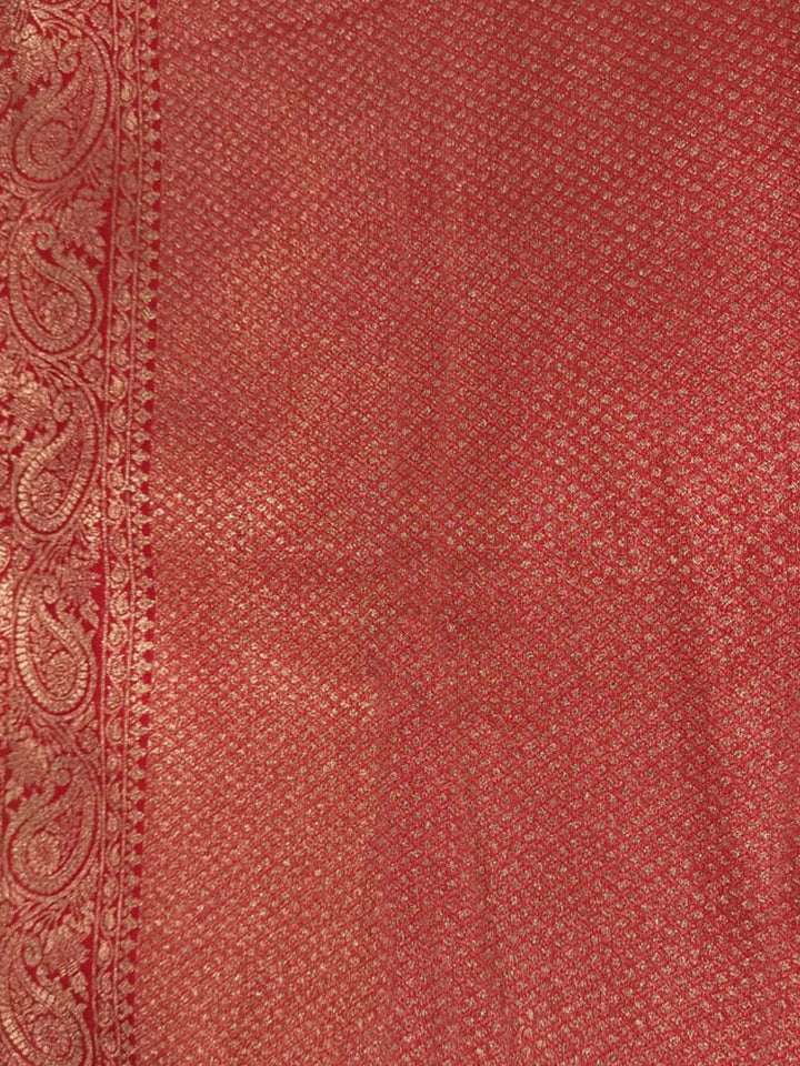 Maroon Woven Design Art Silk Kanjivaram Saree