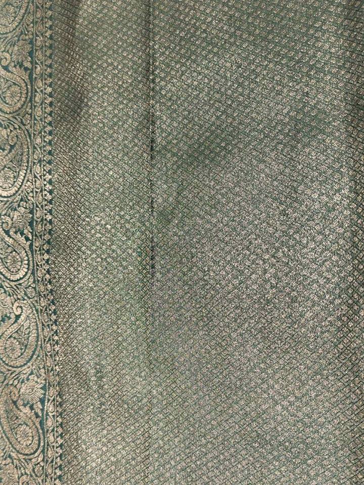 Light Green Woven Design Art Silk Kanjivaram Saree